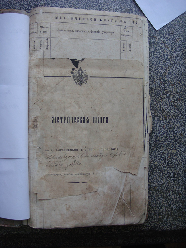 Метрическая книга Троицкой церкви села Охочее за 1911 год