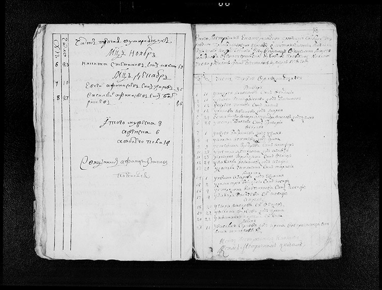 Метрическая книга Преображенской церкви села Петровское за 1778 год