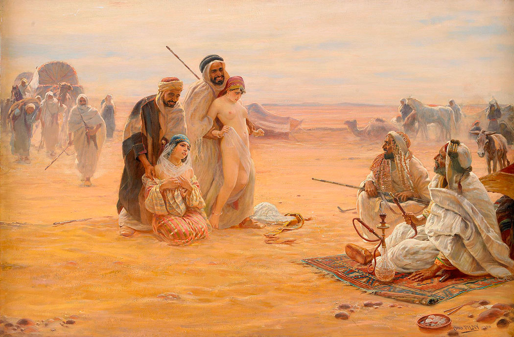 The Slave Market. Otto Pilny, 1910