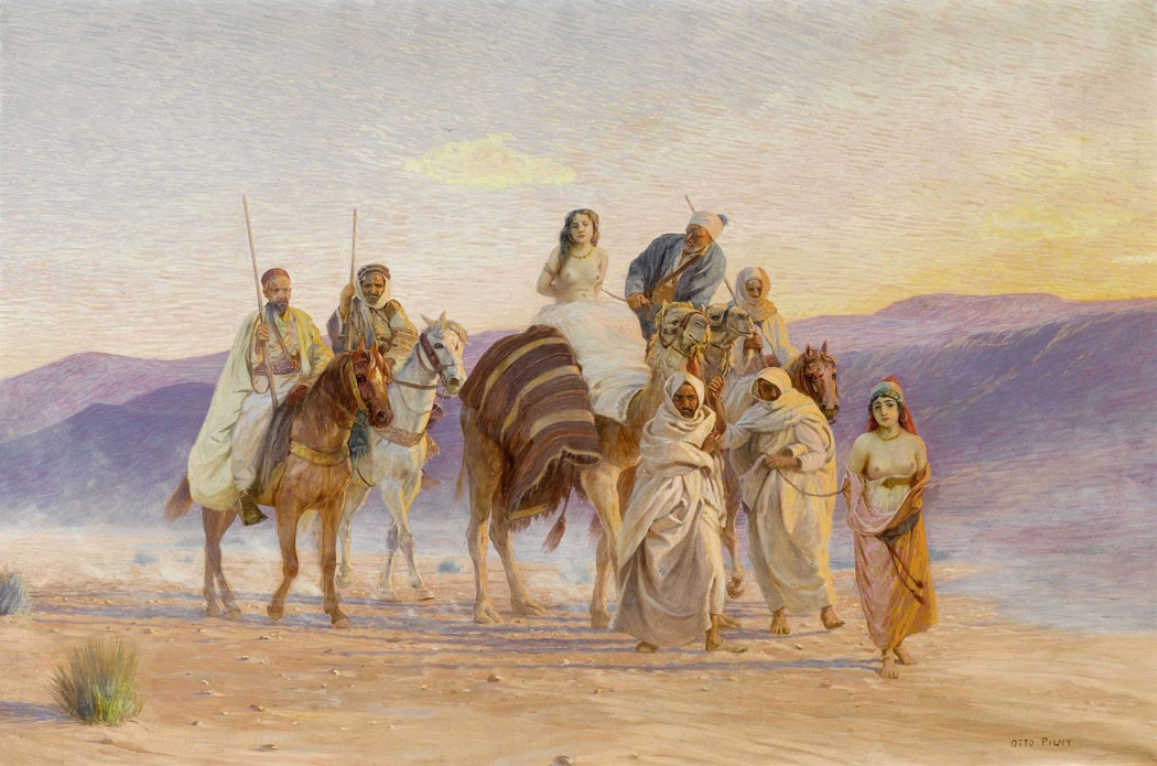 Caravan with Slaves. Otto Pilny