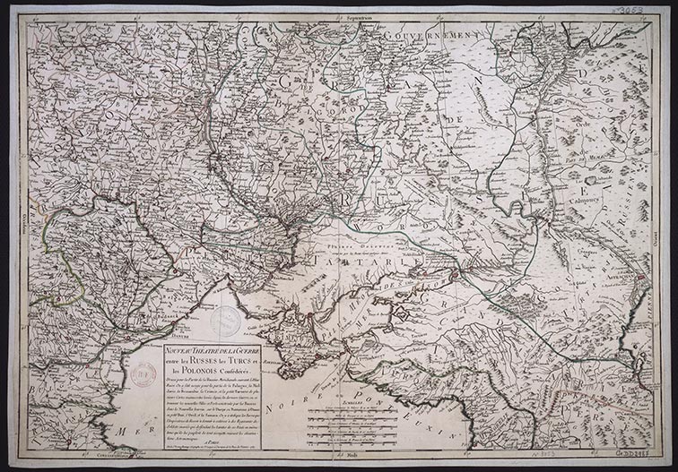 Новый театр военных действий между русскими, турками и польскими конфедератами, 1769 год
